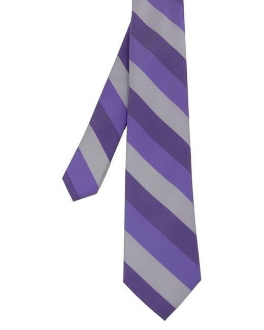 DKNY Purple Stripe Tie for men