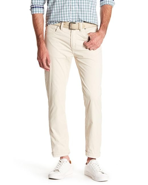 Tailor Vintage Natural Westport Straight Fit Performance Pants for men