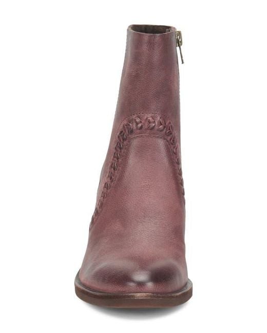 Kork-Ease Purple Shilo Block Heel Bootie