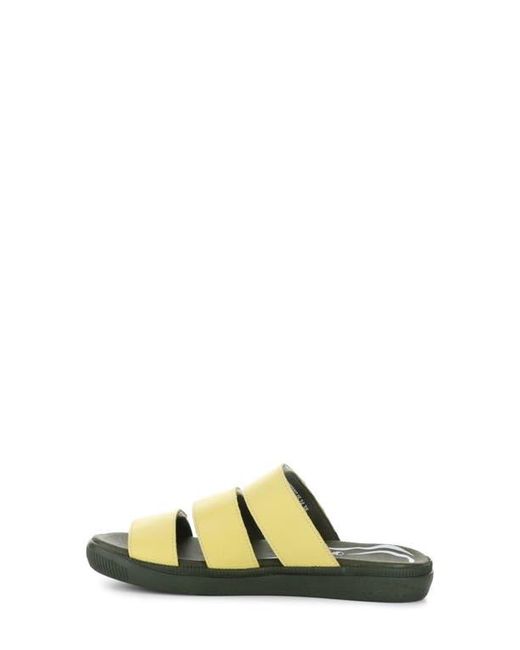 Softinos Yellow Slide Sandal