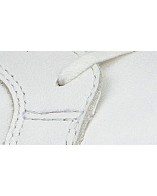 Ecco White Classic Zip Sneaker