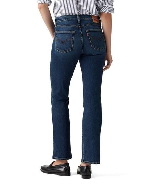 Levi's Blue 725 Kick Bootcut Jeans