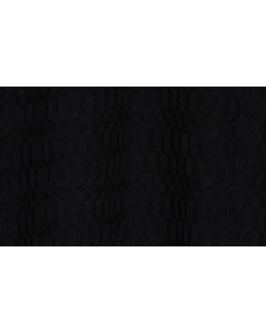 Slate & Stone Black Wave Knit Sweater Polo for men