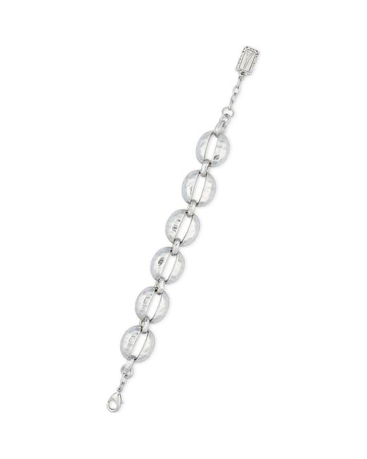 Karine Sultan Blue Shell Bracelet