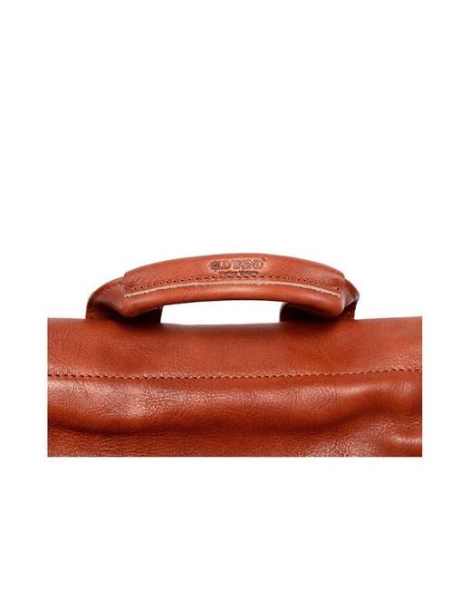 Old Trend Orange Bryan Leather Backpack