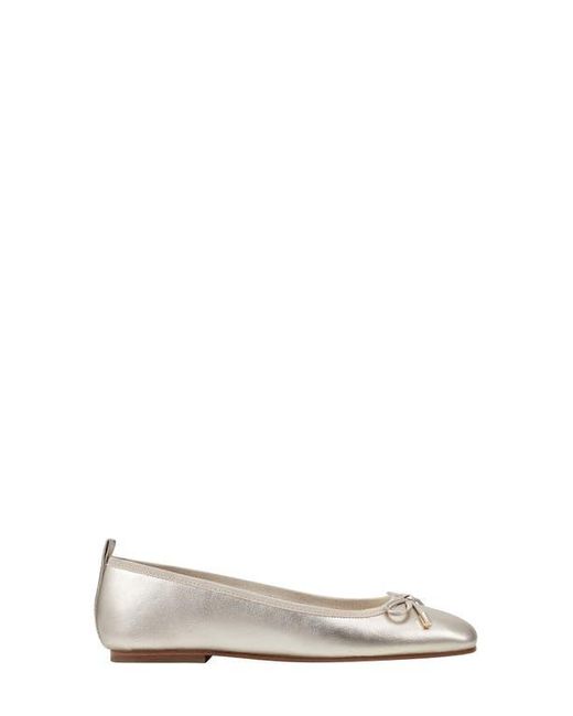 Marc Fisher White Ubet Ballet Flat