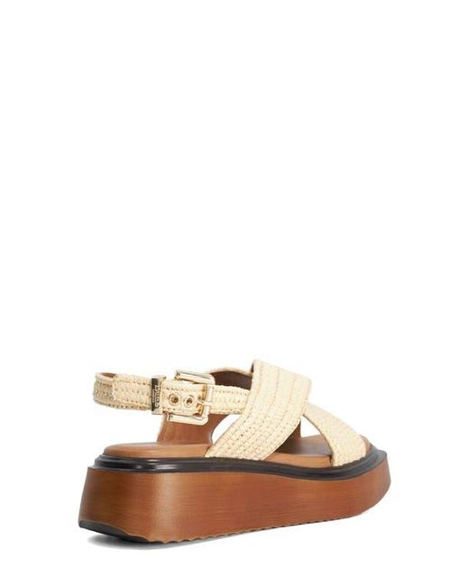 Dune Brown Lovess Platform Sandal