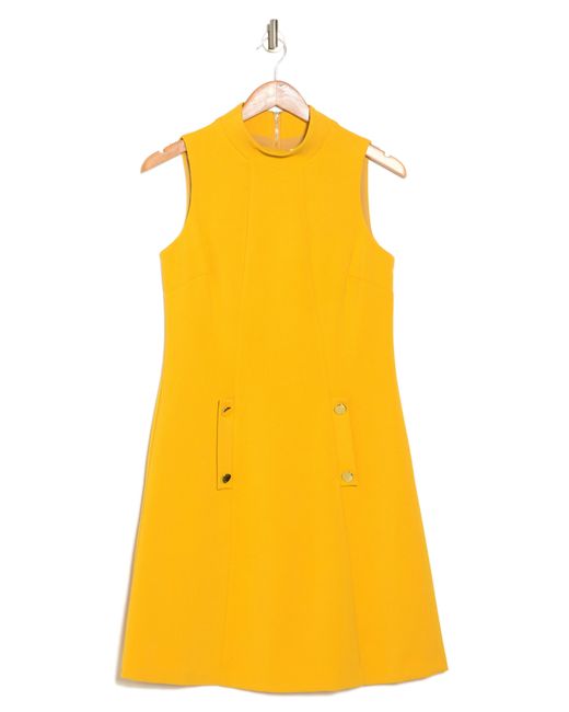 Eliza J Yellow A-line Dress