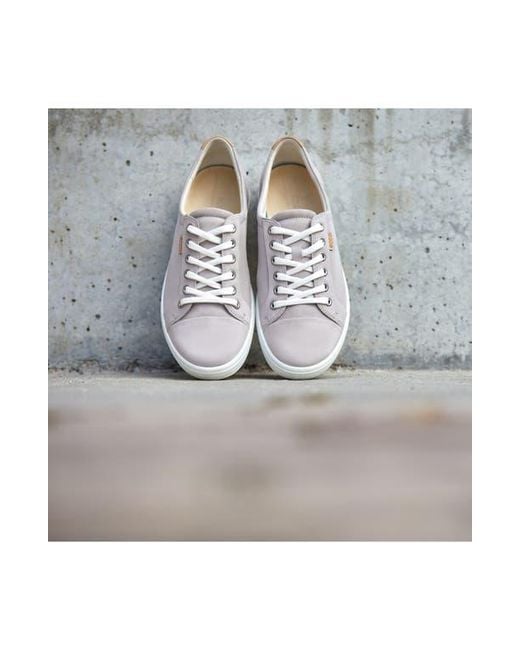 Ecco White Soft 7 Sneaker
