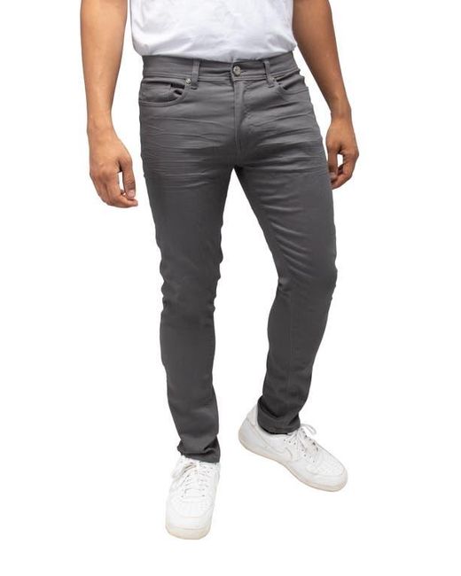 Xray Jeans Gray Classic Twill Skinny Jeans for men