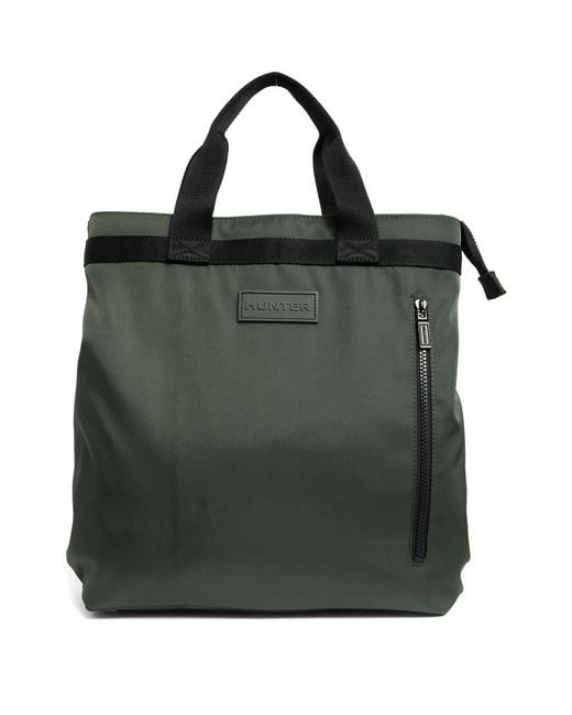 Hunter Green Hybrid Tote Backpack