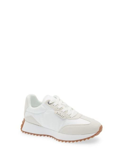 DKNY White Naples Sneaker