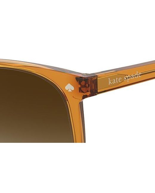 Kate Spade Brown Kailey 54mm Cat Eye Sunglasses