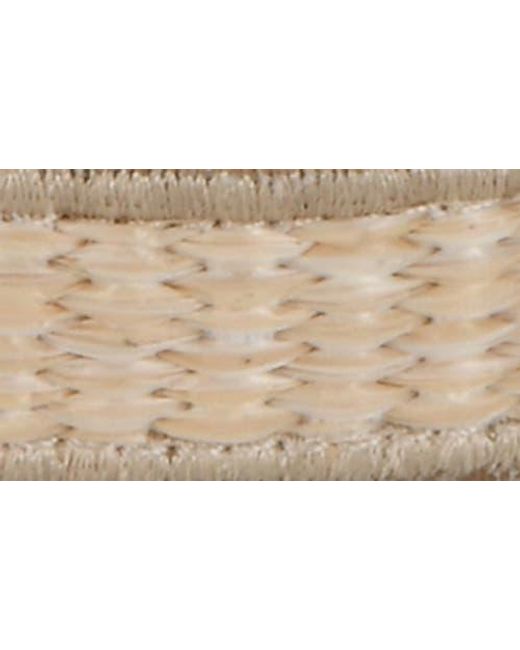 White Mountain Brown Fraly Raffia Slide Sandal
