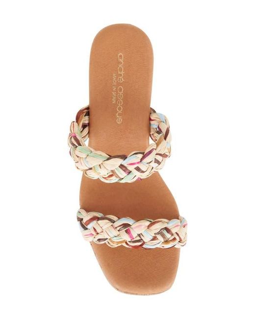 Andre Assous Pink Cairo Platform Sandal