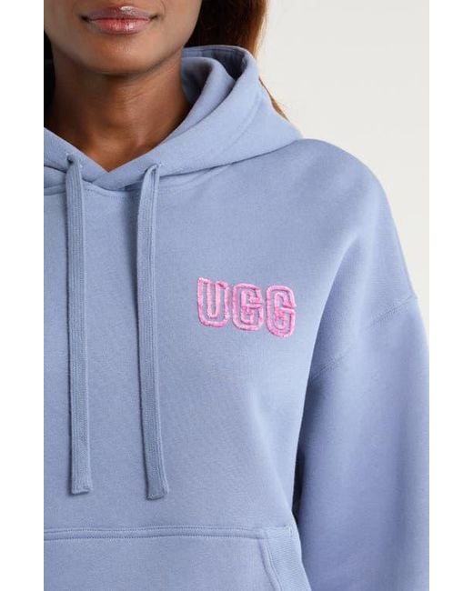 Ugg Blue Logo Hoodie