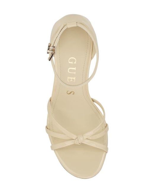 Guess Metallic Spring Ankle Strap Sandal
