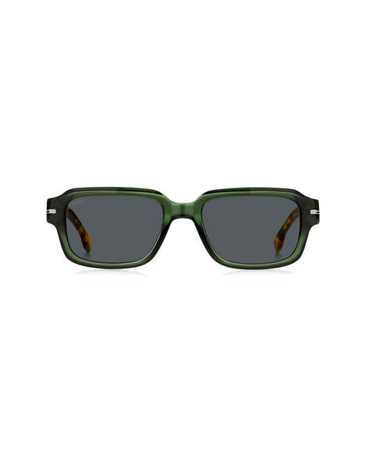Boss Black 53Mm Rectangular Sunglasses for men