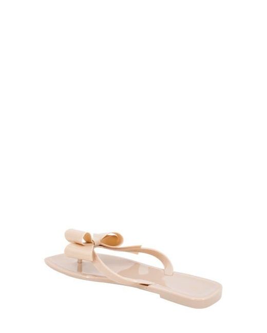 BCBGeneration Pink Lima Bow Jelly Sandal