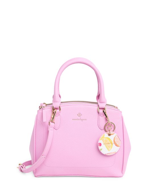 Nanette Lepore Pink Convertible Satchel Bag