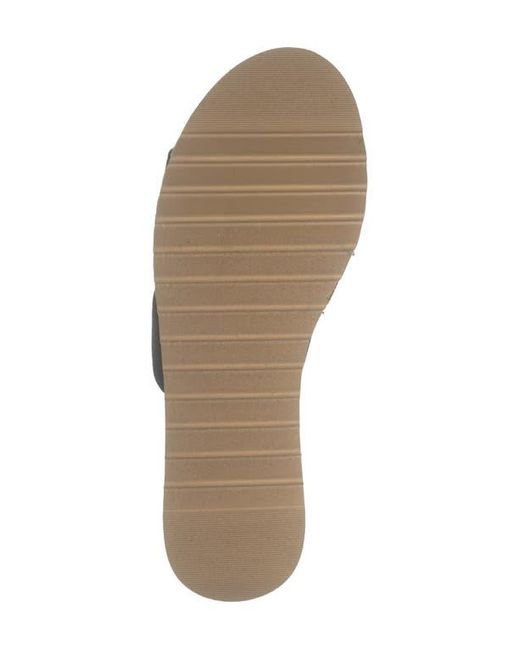 TOMS Black Lilo Platform Wedge Sandal