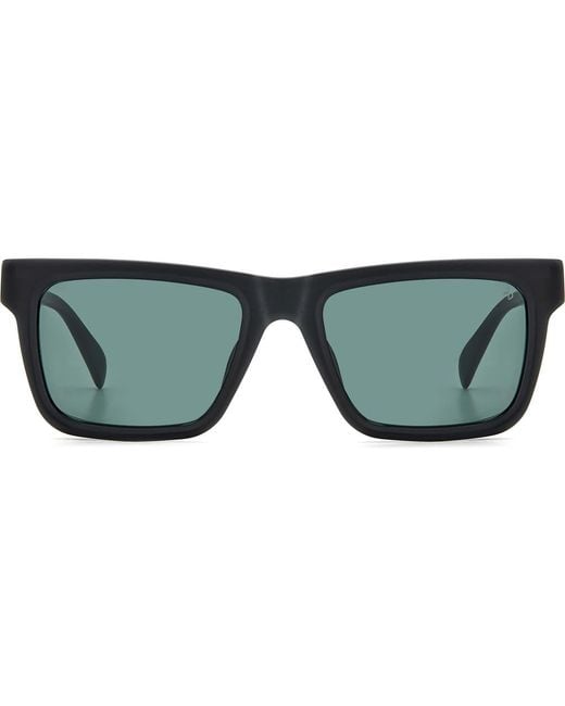 Rag & Bone Green 54Mm Rectangular Sunglasses for men