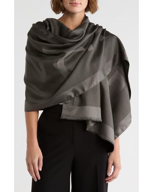 小物 Givenchy scarf Givenchy Scarf Snakeskin Beige Black - Women Shawl - Como Milano