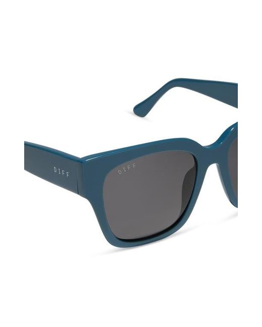 DIFF Gray Bella Ii 50Mm Square Sunglasses