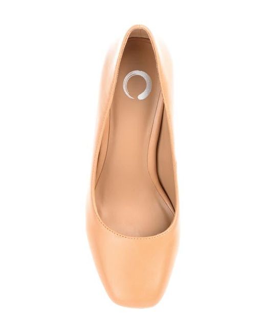 Journee Collection Natural Monalee Pump