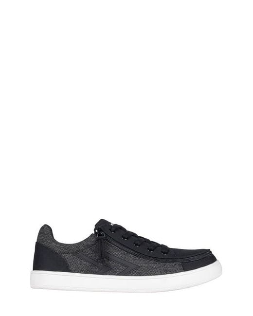 BILLY Footwear Black Canvas Low Sneaker for men