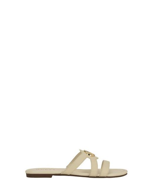 Guess Metallic Layora Slide Sandal