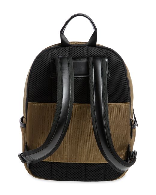 Pajar Brown Ballistic Nylon Backpack for men