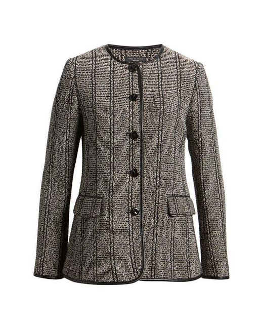 Rag & Bone Gray Barlet Cotton Tweed Jacket