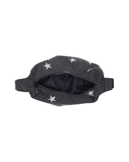 Baggu Black Small Recycled Nylon Crescent Bag