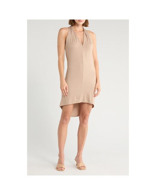 Go Couture Natural High-Low Shift Dress