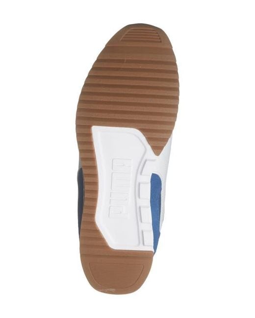 PUMA Blue Softride St Miler Sneaker for men