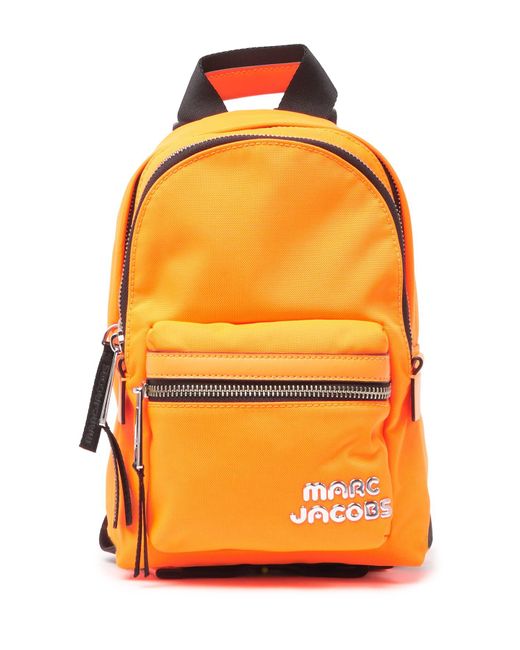 Marc Jacobs Orange Mini Trek Nylon Backpack