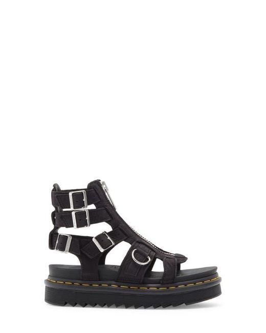 Dr. Martens Black Olson Gladiator Sandal