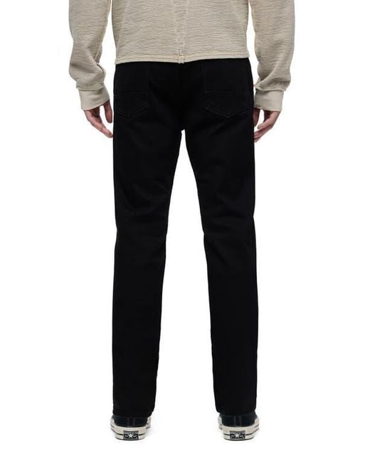 Hudson Jeans Men's Black Byron Straight Leg Jeans - Main Image