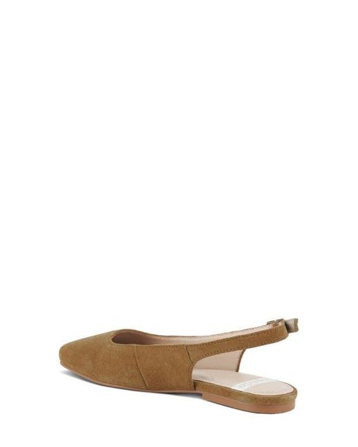 Rag & Co Natural Sozani Slingback Flat