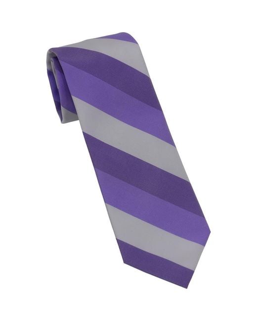DKNY Purple Stripe Tie for men