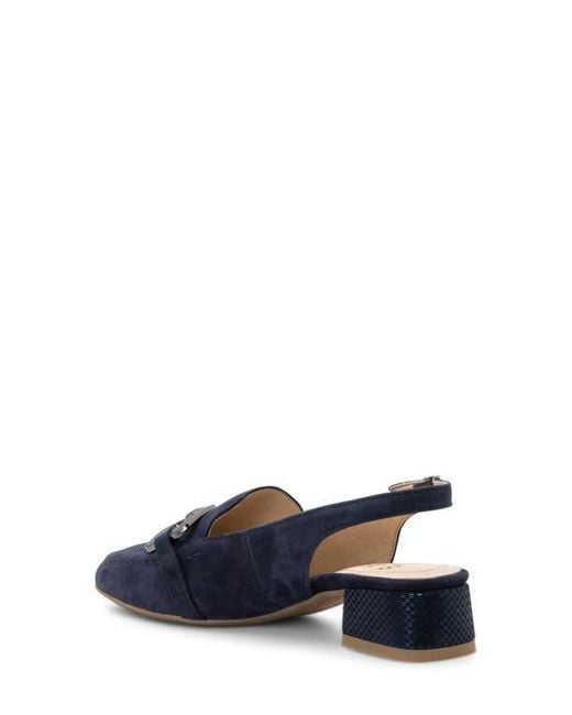 Ara Blue Granada Slingback Pump