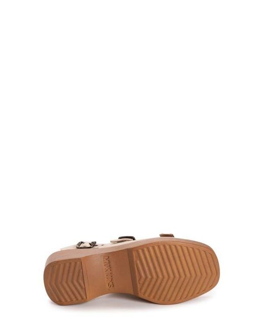 Muk Luks Brown Calliope Wedge Sandal