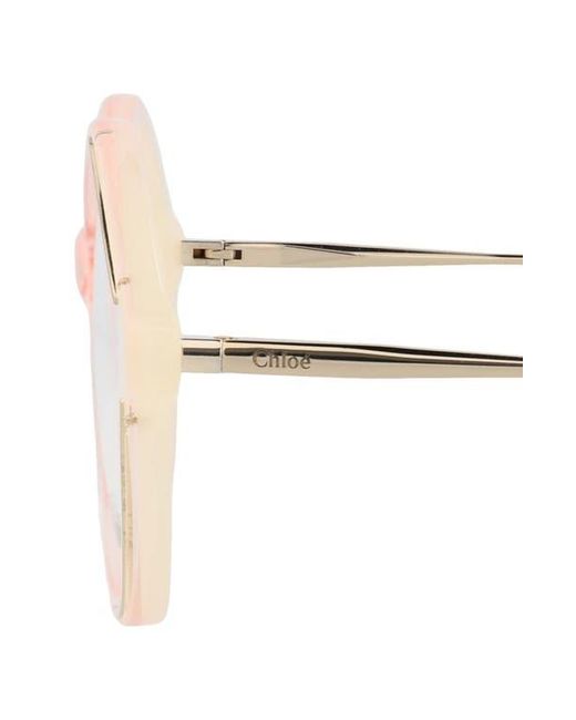 Chloé Brown 52Mm Round Optical Glasses