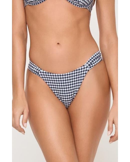 LSPACE Blue Dolce Bitsy Bikini Bottoms