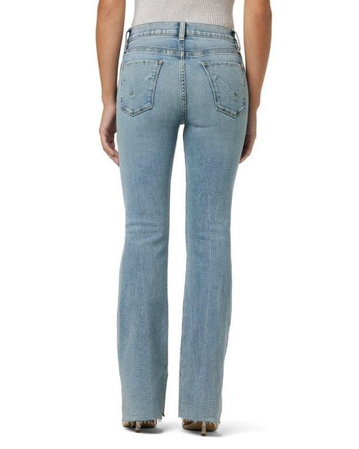 Hudson Blue Barbara Raw Hem High Waist Bootcut Jeans