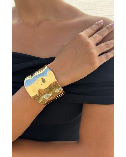 Adornia Natural Hammered Bangle Bracelet