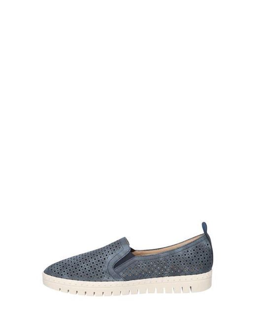 Easy Street Blue Fresh Perforated Slip-On Sandal
