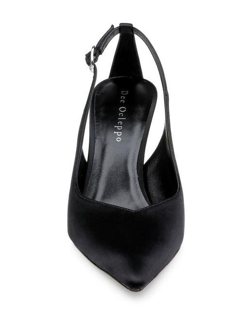 Dee Ocleppo Black Austin Pointed Toe Pump