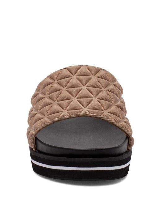 Linea Paolo White Leah Slide Sandal